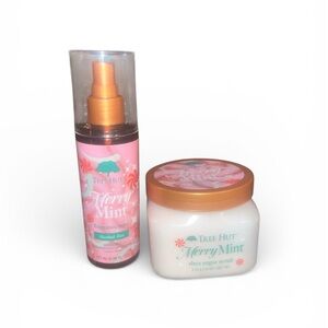 Tree Hut Merry Mint Fragrance Mist and Shea Sugar Scrub Set
